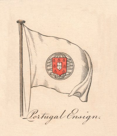 Portugalin lippu, 1838 tekijältä Unbekannt