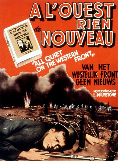 Juliste elokuvalle "All Quiet on the Western Front" tekijältä Unbekannt