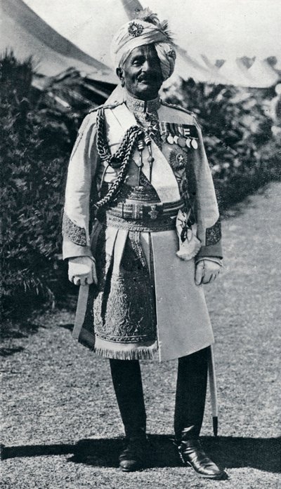 Pratap Singh 1845-1922, Britannian Intian armeijan upseeri ja Maharaja, 1914 tekijältä Unbekannt