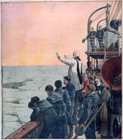Rukoukset Titanicin uppoamispaikalla, 1912 tekijältä Unbekannt