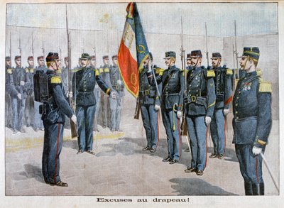 Esittelee tekosyitä lipulle, Toulon, Ranska, 1898 tekijältä Unbekannt