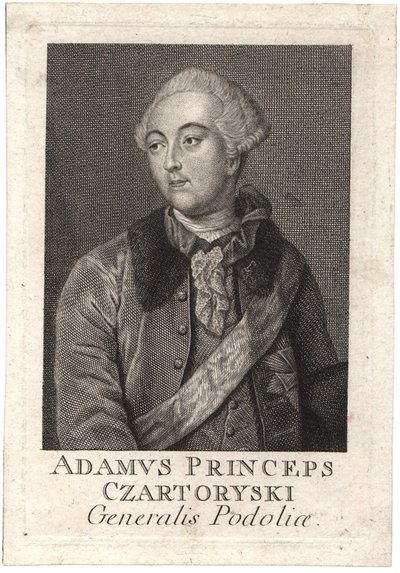Prinssi Adam Kazimierz Czartoryski 1734-1823 tekijältä Unbekannt