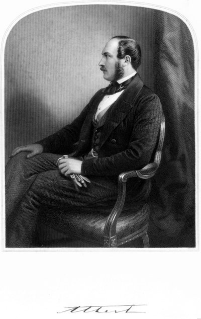 Prinssi Albert, kuningatar Victorian puoliso, n. 1850-1859 tekijältä Unbekannt