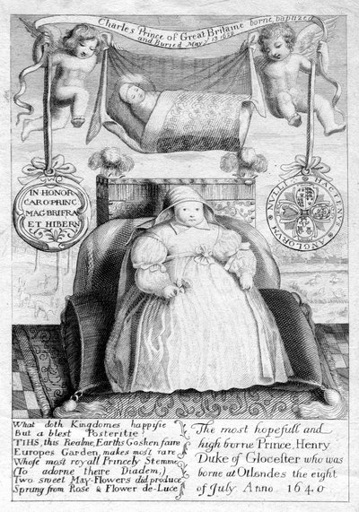 Prinssi Charles ja prinssi Henry, kuningas Charles I:n pojat, 1600-luku, 1802 tekijältä Unbekannt