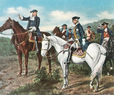 Prinssi Eugene ja kruununprinssi Frederick, 1734, 1936. tekijältä Unbekannt