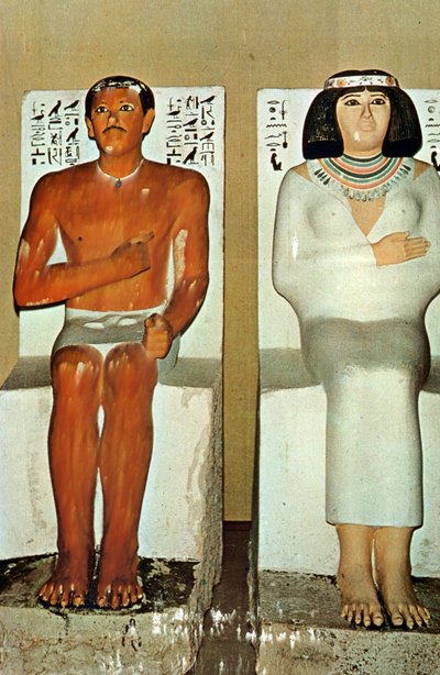 Prinssi Rahotep ja hänen vaimonsa Nofret, Egypti, 4. dynastia tekijältä Unbekannt