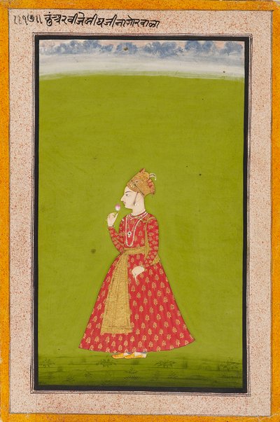 Nagaurin prinssi Vijay Singh, Bakhat Singhin poika, 1745 tekijältä Unbekannt