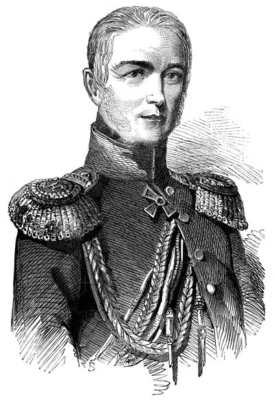 Prinssi Woronzow, Venäjän Aasian joukkojen kenraali, 1853 tekijältä Unbekannt