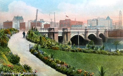 Princes Bridge, Melbourne, Australia, 1912 tekijältä Unbekannt