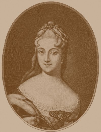 Prinsessa Ekaterina Alekseevna Dolgorukova 1712-1747 tekijältä Unbekannt