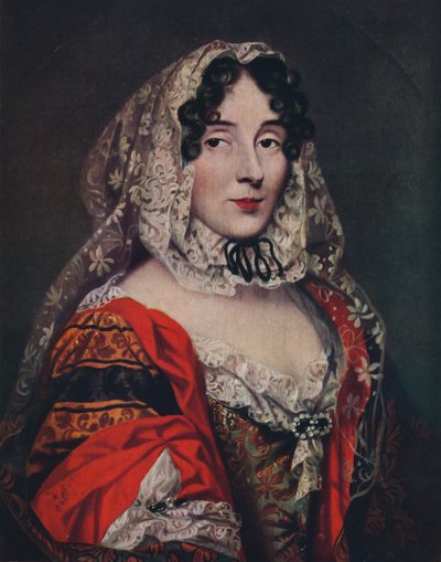 Ursinien prinsessa, Anne Marie de La Tremoille, c1670, 1939 tekijältä Unbekannt