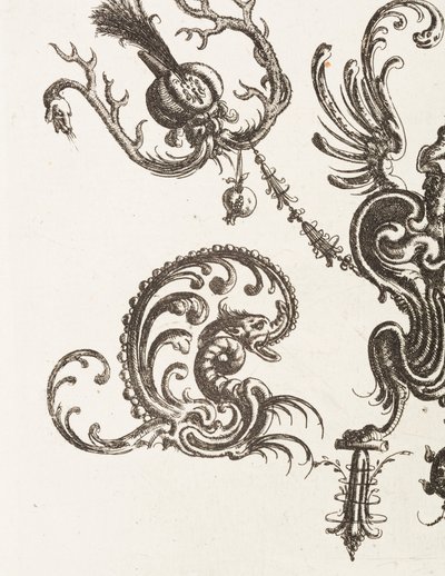 Painatus, levy 48, Neüw Grotteßken Buchilta (uusi groteskikirja), 1610 tekijältä Unbekannt