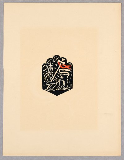 Tulosta, Vinjetti, levy X, Ethiopie, cili Christos, Madonna a Svati, jak jsem ie videl v illuminacich starych ethiopskych kodexu Portfolio, 1920 tekijältä Unbekannt