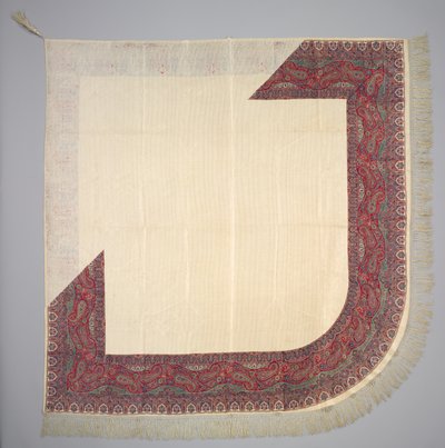 Painettu silkkihuivi, 1835-1840. tekijältä Unbekannt