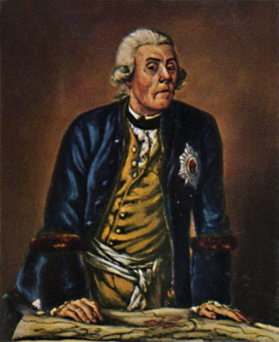 Preussin prinssi Henrik 1726-1602. - Menzelin maalaus, 1934. tekijältä Unbekannt