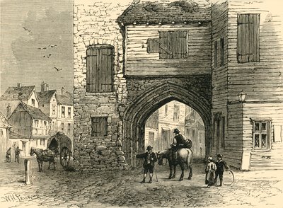 Priory of St. Mary Overy, 1700, c1878. tekijältä Unbekannt