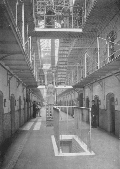 Illalliselle menevät vangit, Wormwood Scrubs Prison, Lontoo, c1903 1903 tekijältä Unbekannt