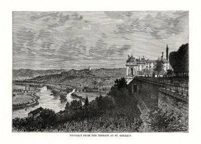 Prospect from the Terrace St Germainista, Ranskasta, 1879 tekijältä Unbekannt
