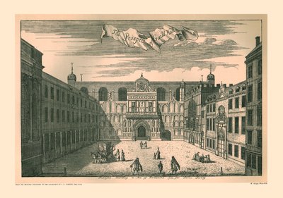 Prospect of the London Guild Hall, 1755, 1886 tekijältä Unbekannt