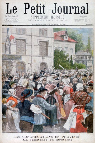Protesti Bretagnessa 1902 tekijältä Unbekannt