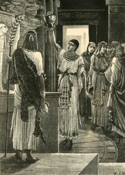 Psammetichus ja pronssikypärä, 1890. tekijältä Unbekannt