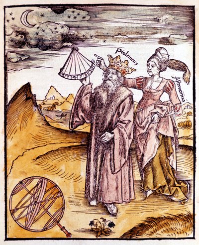 Ptolemaios, Aleksandrian kreikkalainen tähtitieteilijä ja maantieteilijä, 1508 tekijältä Unbekannt