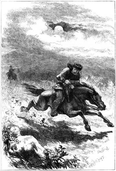 Partiolaisen Paul Reveren takaa-ajo, 1775 c1880 tekijältä Unbekannt