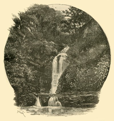Pyrddin Falls, Vale of Neath, 1898. tekijältä Unbekannt