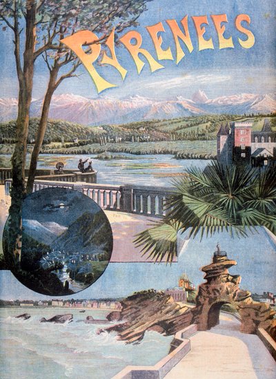 Pyreneet, 1894 tekijältä Unbekannt