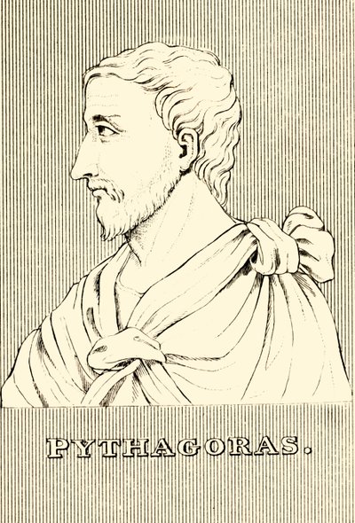 Pythagoras, n. 570-c 495 eKr., 1830. tekijältä Unbekannt