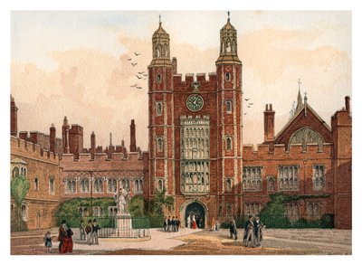 Eton Collegen nelikulmio, 1880 tekijältä Unbekannt
