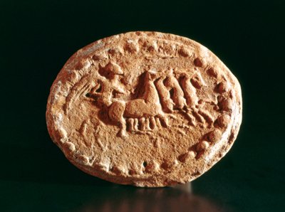 Quadriga, Kerkouane, Tunisia, 3. vuosisadalla eKr tekijältä Unbekannt