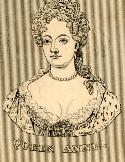 Kuningatar Anne, 1665-1714, 1830. tekijältä Unbekannt