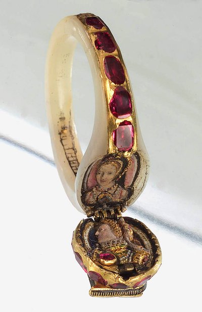 Kuningatar Elisabet I -sormus, n. 1560 tekijältä Unbekannt