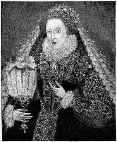 Kuningatar Elisabet I, 1580, 1910 tekijältä Unbekannt