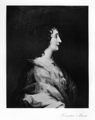 Kuningatar Henrietta Maria, Englannin, Skotlannin ja Irlannin kuningatar puoliso, 1907 tekijältä Unbekannt