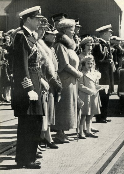 Queen Mary lähtee vierailemaan Kanadassa, 1939, 1951. tekijältä Unbekannt