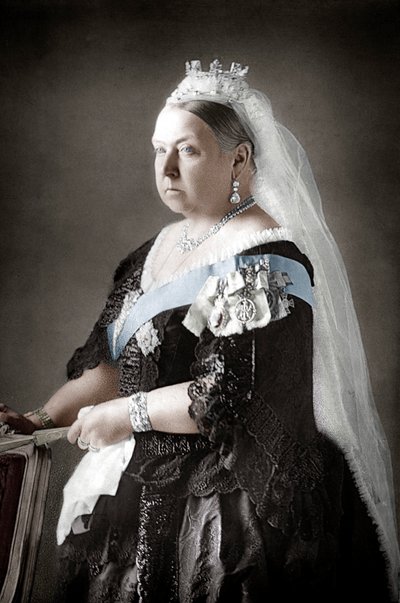 Yhdistyneen kuningaskunnan kuningatar Victoria, 1890 tekijältä Unbekannt