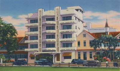Queens Park Hotel, Port of Spain, Trinidad, B.W.I., 1940-luku, 1940-luku. tekijältä Unbekannt