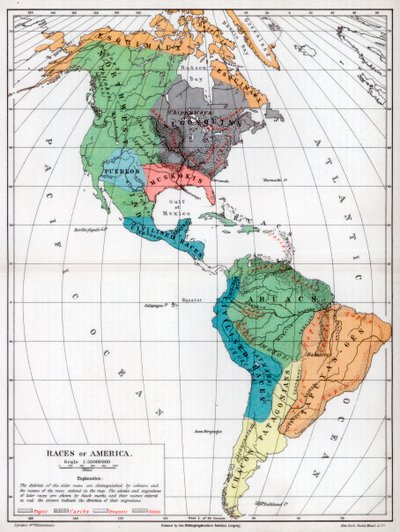 Races of America, 1901 tekijältä Unbekannt