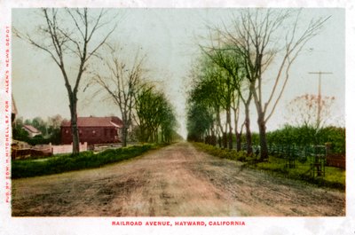 Railroad Avenue, Hayward, Kalifornia, 1905 tekijältä Unbekannt