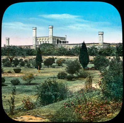 Rautatieasema, Queens Gardenista, Delhistä, Intiasta, 1800-luvun loppu tai 1900-luvun alku tekijältä Unbekannt