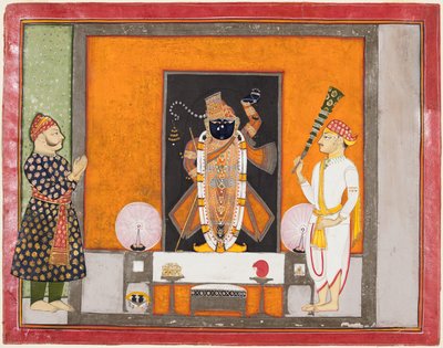 Raja Ram Singh Warships Krishna A Bridge Nathji The Breedgroom, c. 120. tekijältä Unbekannt