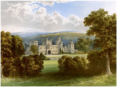 Ravensworthin linna, Durhamin kreivikunta, Ravensworthin jaarlin koti, vuodelta 1880 tekijältä Unbekannt