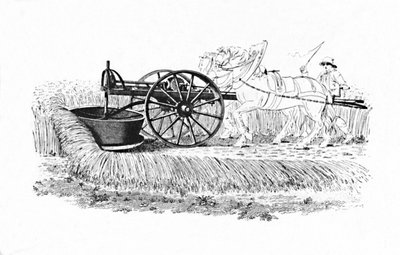 Niittokoneen keksi James Smith Deanstonista, 1816, 1904 tekijältä Unbekannt