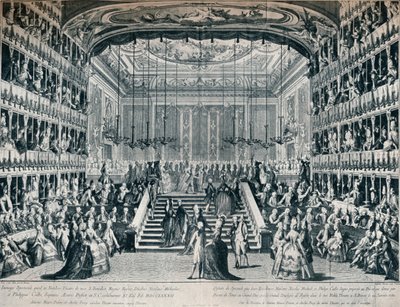 Venäjän suurherttuan ja herttuattaren vastaanotto San Benedetton teatterissa, 1902 tekijältä Unbekannt