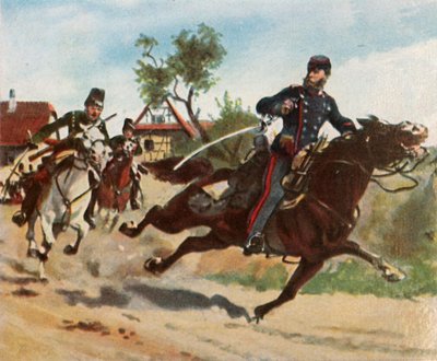 Kreivi Zeppelinin tiedustelumatka Schirlenhofissa, 26. heinäkuuta 1870, 1936. tekijältä Unbekannt