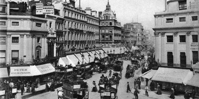 Regent Circus Oxford Circus, Lontoo, 1880-luku, 1926-1927 tekijältä Unbekannt