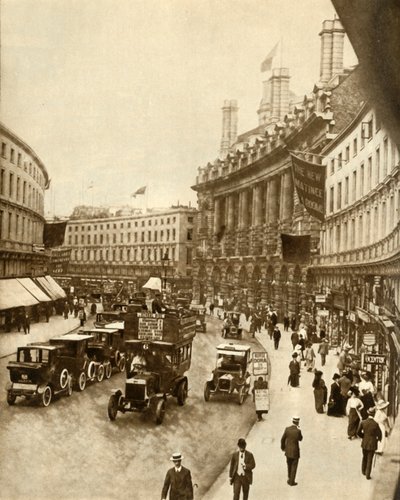 Regent Street, Lontoo, 1912, 1935. tekijältä Unbekannt