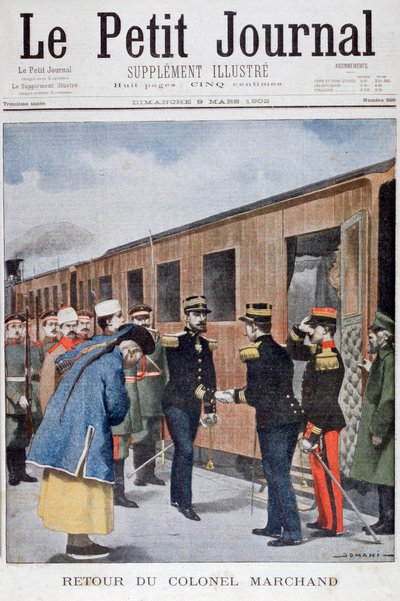 Eversti Marchandin paluu Kiinaan, 1902 tekijältä Unbekannt